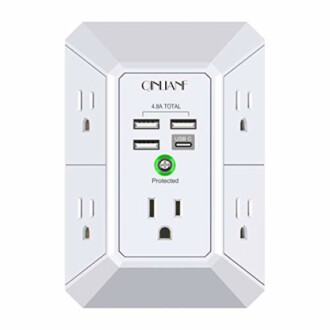 QINLIANF Wall Charger Review: A Reliable and Convenient Power Strip with USB Charging Ports