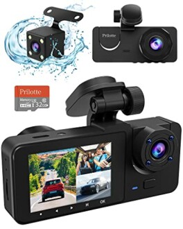 3 Channel Dash Cam Review - 4K Full HD, 170° Wide Angle, IR Night Vision